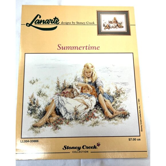 Lanarte Stoney Creek "Summertime" Cross Stitch Pattern Booklet - Picture 2 of 4